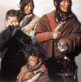 tibetischen Familie (2) chinesische Chen Yifei